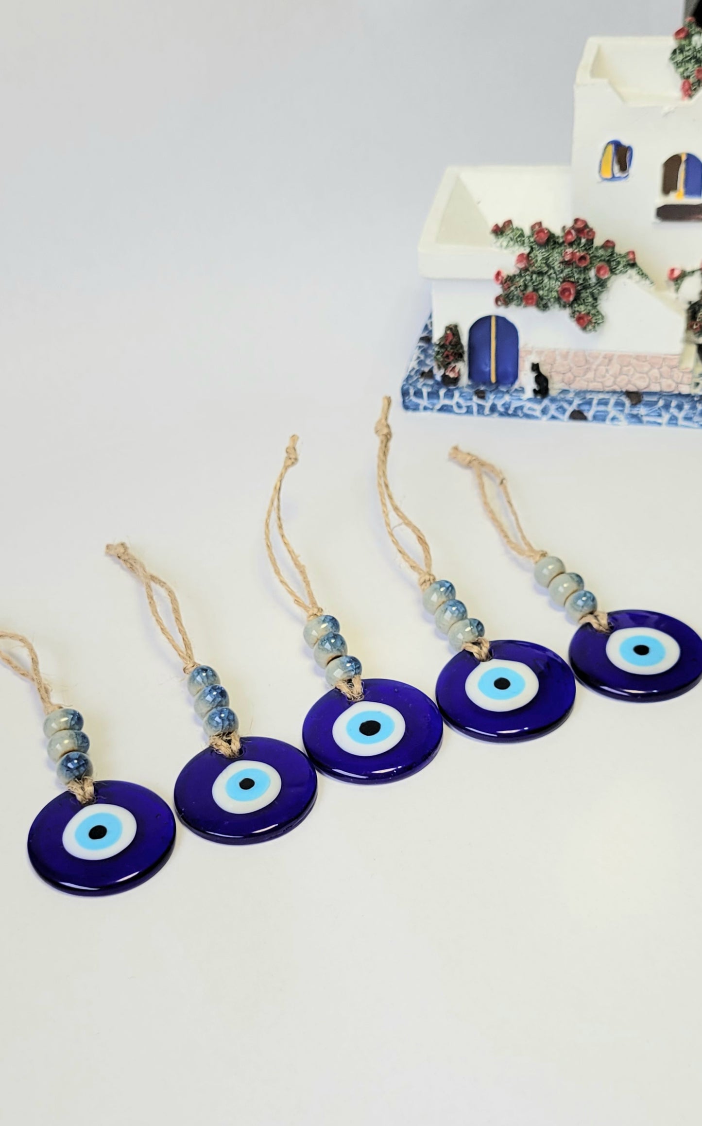 Evil eye charm wall hanging